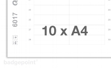 Printing sheets blank white 6017